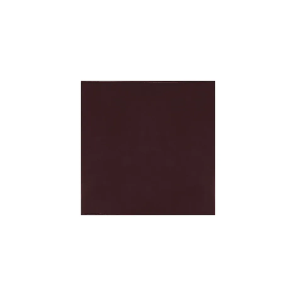 Gioia Materia Carrelage mural faience effet zellige VILLAGE 13.2x13.2 cm Aubergine - Brillant / Poli - boîte de 1 m2