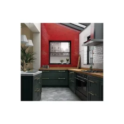 Gioia Materia Carrelage mural faience effet zellige VILLAGE 13.2x13.2 cm White - Brillant / Poli - boîte de 1 m2