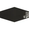 Gioia Materia Carrelage mural faience effet graphique BRIXTON Hexagone 20x10 cm Noir - - boîte de 0.50 m2