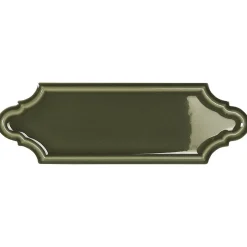 Carrelage mural faience effet classique KNIGHTSBRIDGE Navette 15x5cm Victorian green - Brillant / Poli - boîte de 0.50 m2-Gioia Materia Hot