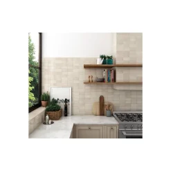 Gioia Materia Carrelage mural faience effet zellige VILLAGE 13.2x6.5 cm Mushroom - Brillant / Poli - boîte de 0.50 m2