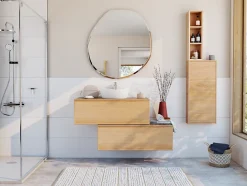 Carrelage mural intérieur blanc 30 x 90 cm Aragone-GoodHome Clearance