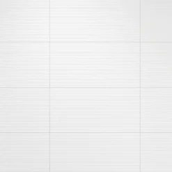 Carrelage mural intérieur blanc mat à cannelures fines L.60 x l.30 cm x ép.9 mm, Perouso-GoodHome Best