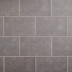 Colours Carrelage mural intérieur effet béton gris mat L.40 x l.25 cm x ép.8,8 mm, Cimenti