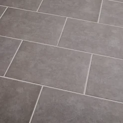 Colours Carrelage mural intérieur effet béton gris mat L.40 x l.25 cm x ép.8,8 mm, Cimenti