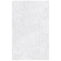 Carrelage mural intérieur décor petits carreaux effet marbre blanc L.40 x l.25 cm x ép.8,3 mm, Ideal Marble- Discount