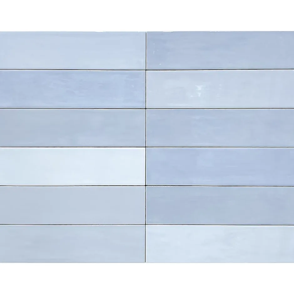 Lux Mosaic Carrelage mural intérieur/exterieur. Grès cérame Zellige Artic 7x28cm