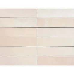 Lux Mosaic Carrelage mural intérieur/exterieur. Grès cérame Zellige Ivory 7x28cm