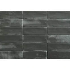 Lux Mosaic Carrelage Mural Mini Metro 5x15cm Premium. Beret Coal Matt