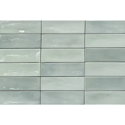 Lux Mosaic Carrelage Mural Mini Metro 5x15cm Premium. Beret Tea Brillant