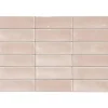 Carrelage Mural Mini Metro 5x15cm Premium. Beret Rose Brillant-Lux Mosaic Discount