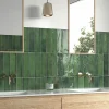 Lux Mosaic Carrelage Mural Premium Zenya Green Gloss 7,5x30cm