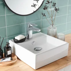 Carrelage mural vert clair brillant effet métro L.20 x l.10 cm x ép.7,3 mm, Trentie-GoodHome Outlet