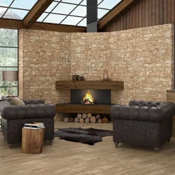 carrelage parement TEIDE BEIGE 33.3x65cm effet pierre-Concept Mosaïque Best