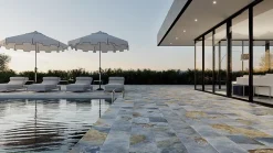 Allocarrelage Carrelage Pierre de Bali 30x60 Thai Subak Azur R11 -