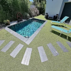 Concept Mosaïque Carrelage Piscine GREEN PARADISE 15x15 cm imitation pierre de bali