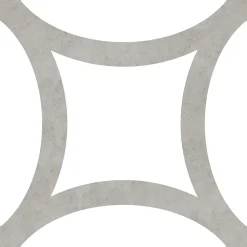 Lux Mosaic Carrelage premium effect ciment mat District Figures Grise 20x20 cm