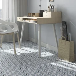 Carrelage premium effect ciment mat Cayenne 20x20 cm-Lux Mosaic