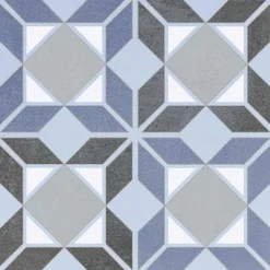 Lux Mosaic Carrelage premium effect ciment mat Matanzas Patchwork 20x20 cm