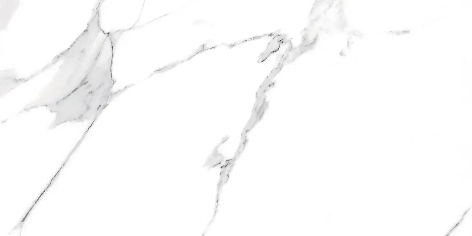 Carrelage rectifié pour sol ou mur intérieur ou extérieur 60 cm x 120 cm - Swiss White Grey-Ilcom Discount