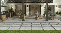 Carrelage Slaterock 2cm Gris - ADZ 90 x 60cm ( vendu par boite de 1,07 m² )-Vitacer Hot