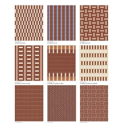 Aelle Carrelage Carrelage sol / mur briquette rectangulaire uni rouge brillant 5X15 cm FÄRGBLOCK LUCIDO CANNELLA FGB110L