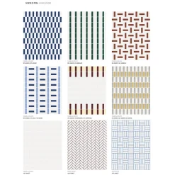 Aelle Carrelage Carrelage sol / mur briquette rectangulaire uni blanc mate 5X15 cm FÄRGBLOCK MATT BIANCO FGB114M