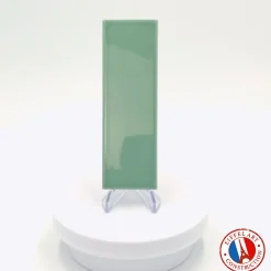 Aelle Carrelage Carrelage sol / mur briquette rectangulaire uni vert menthe brillant 5X15 cm FÄRGBLOCK LUCIDO MENTA FGB106L