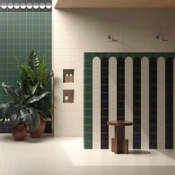 Aelle Carrelage Carrelage sol / mur briquette rectangulaire uni beige sable mate 5X15 cm FÄRGBLOCK MATT SABIA FGB115M