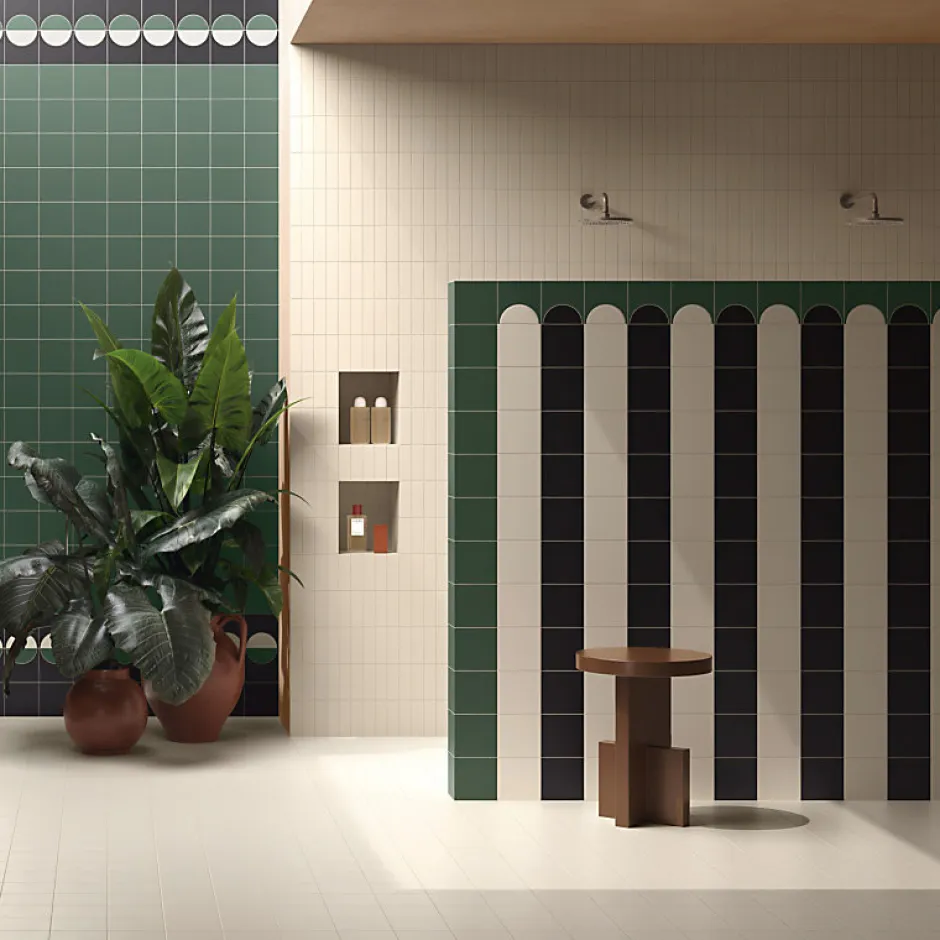 Aelle Carrelage Carrelage sol / mur briquette rectangulaire uni beige sable mate 5X15 cm FÄRGBLOCK MATT SABIA FGB115M