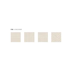 Aelle Carrelage Carrelage sol / mur briquette rectangulaire uni beige sable mate 5X15 cm FÄRGBLOCK MATT SABIA FGB115M