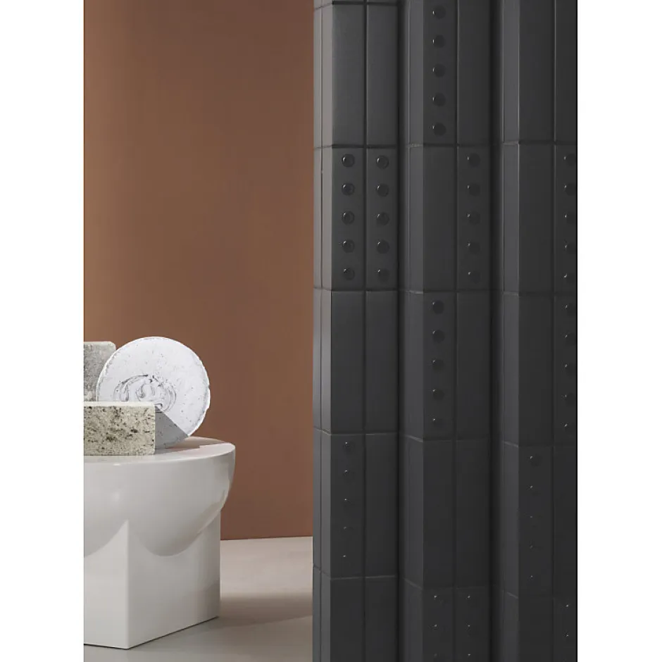 Carrelage sol / mur brique uni noir 5,6x23,2 cm MODULO BASE CARBONE-Aelle Carrelage