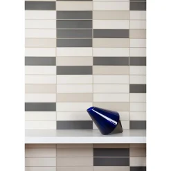 Aelle Carrelage Carrelage sol / mur brique uni blanc crème 5,6x23,2 cm MODULO BASE GESSO