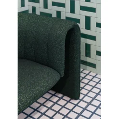 Aelle Carrelage Carrelage sol / mur briquette rectangulaire uni vert émeraude brillant 5X15 cm FÄRGBLOCK LUCIDO SMERALDO FGB107L