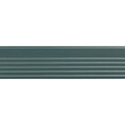Aelle Carrelage Carrelage sol / mur brique à relief uni bleu vert 5,6x23,2 cm MODULO INCISO MUSCHIO