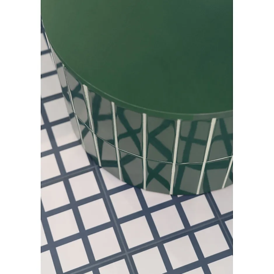 Aelle Carrelage Carrelage sol / mur briquette rectangulaire uni vert émeraude mate 5X15 cm FÄRGBLOCK MATT SMERALDO FGB120M