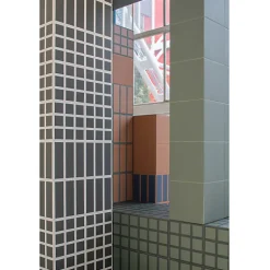 Aelle Carrelage Carrelage sol / mur brique déco mixe mate et brillant effet béton gris 6x30 cm WADI DECOR STONE