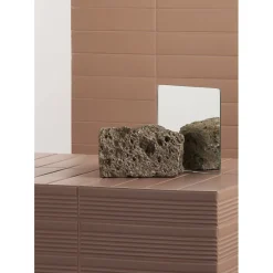 Aelle Carrelage Carrelage sol / mur brique à relief uni terracotta 5,6x23,2 cm MODULO INCISO MATTONE