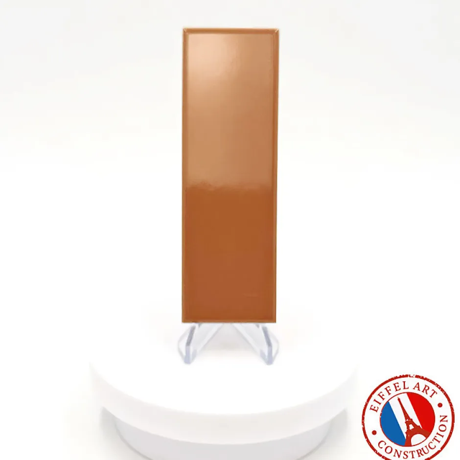 Carrelage sol / mur briquette rectangulaire uni orange brillant 5X15 cm FÄRGBLOCK LUCIDO ARANCIO FGB109L-Aelle Carrelage Discount