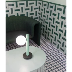 Aelle Carrelage Carrelage sol / mur briquette rectangulaire uni vert menthe mate 5X15 cm FÄRGBLOCK MATT MENTA FGB119M