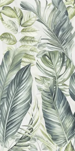 Itaca Carrelage sol / mur décoratif floral SYRIA OLIVE l.60 x L.120 cm Mat