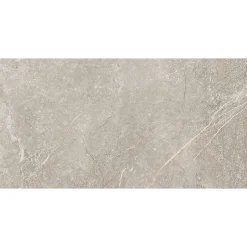 Aelle Carrelage Carrelage sol / mur effet pierre taupe 60x120 cm BETILO R TAUPE