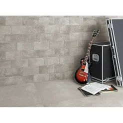 Carrelage sol / mur effet béton gris 59,3x59,3 cm RIFT CEMENTO-Aelle Carrelage Outlet