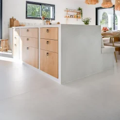 Aelle Carrelage Carrelage sol / mur effet béton ciré naturel 60x120 cm Boost natural Kaolin