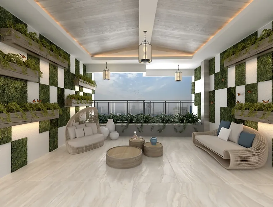 Limcaro Carrelage sol / mur effet marbre beige CANYON ORO l.60 x L.120 cm Brillant