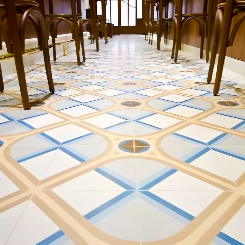 Carrelage sol / mur effet ciment 20x20 cm 1900 MONTANER-Aelle Carrelage Best