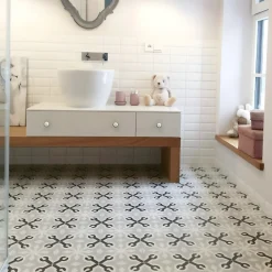 Aelle Carrelage Carrelage sol / mur effet ciment 20x20 cm 1900 LLAGOSTERA GRIS