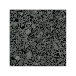 Carrelage sol / mur effet terrazzzo noir 20x20 cm STRACCIATELLA BATTUTO GRAFITO (vendu par boite 1m2)-Eiffel art construction Outlet