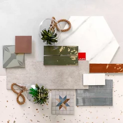 Eiffel art construction Carrelage sol / mur effet terrazzo 80x80 cm Croccante-R Sesamo(vendu par boite de 1.28m2)