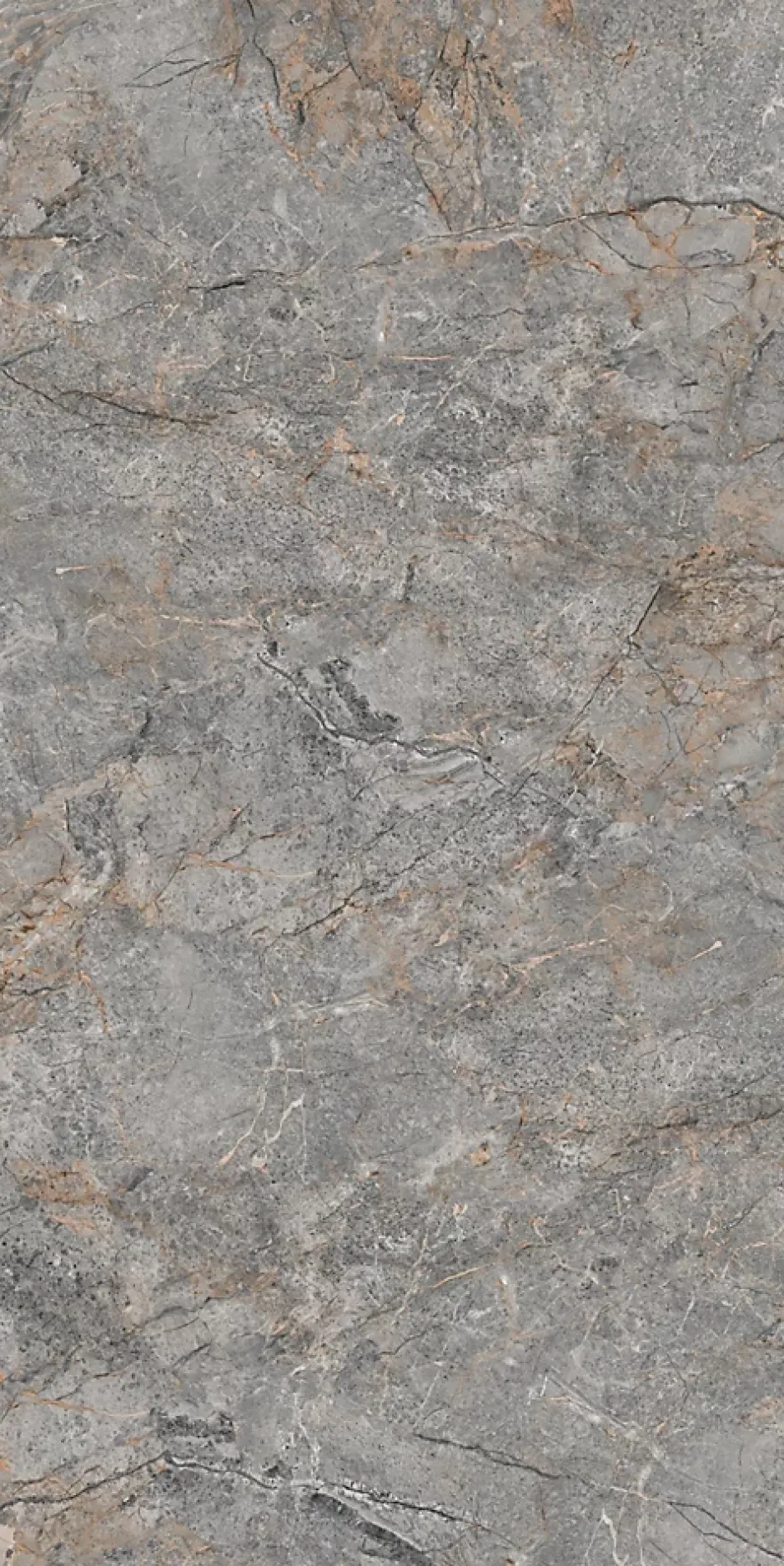 Limcaro Carrelage sol / mur effet marbre gris PETRAVIA GREY l.60 x L.120 cm Mat